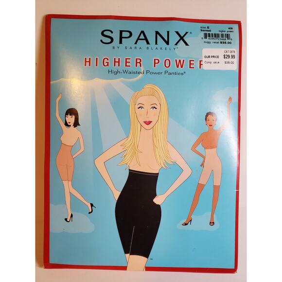Spanx by Sara Blakely - High Waisted Power Panties - Barest Size E - Picture 1 of 2
